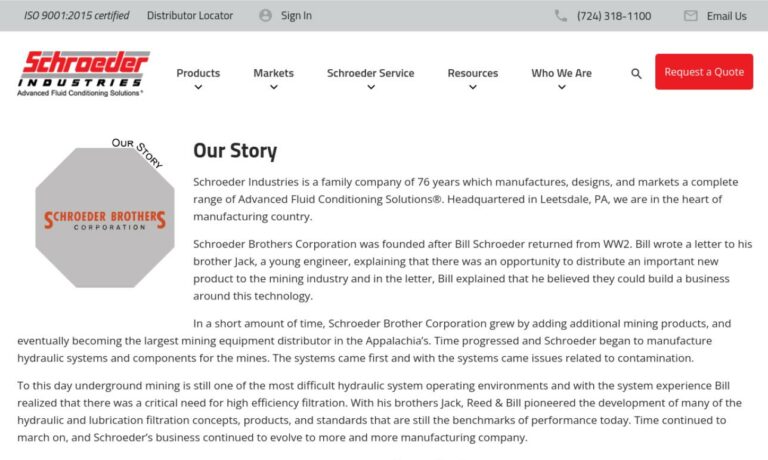 Schroeder Industries LLC Schroeder Industries LLC