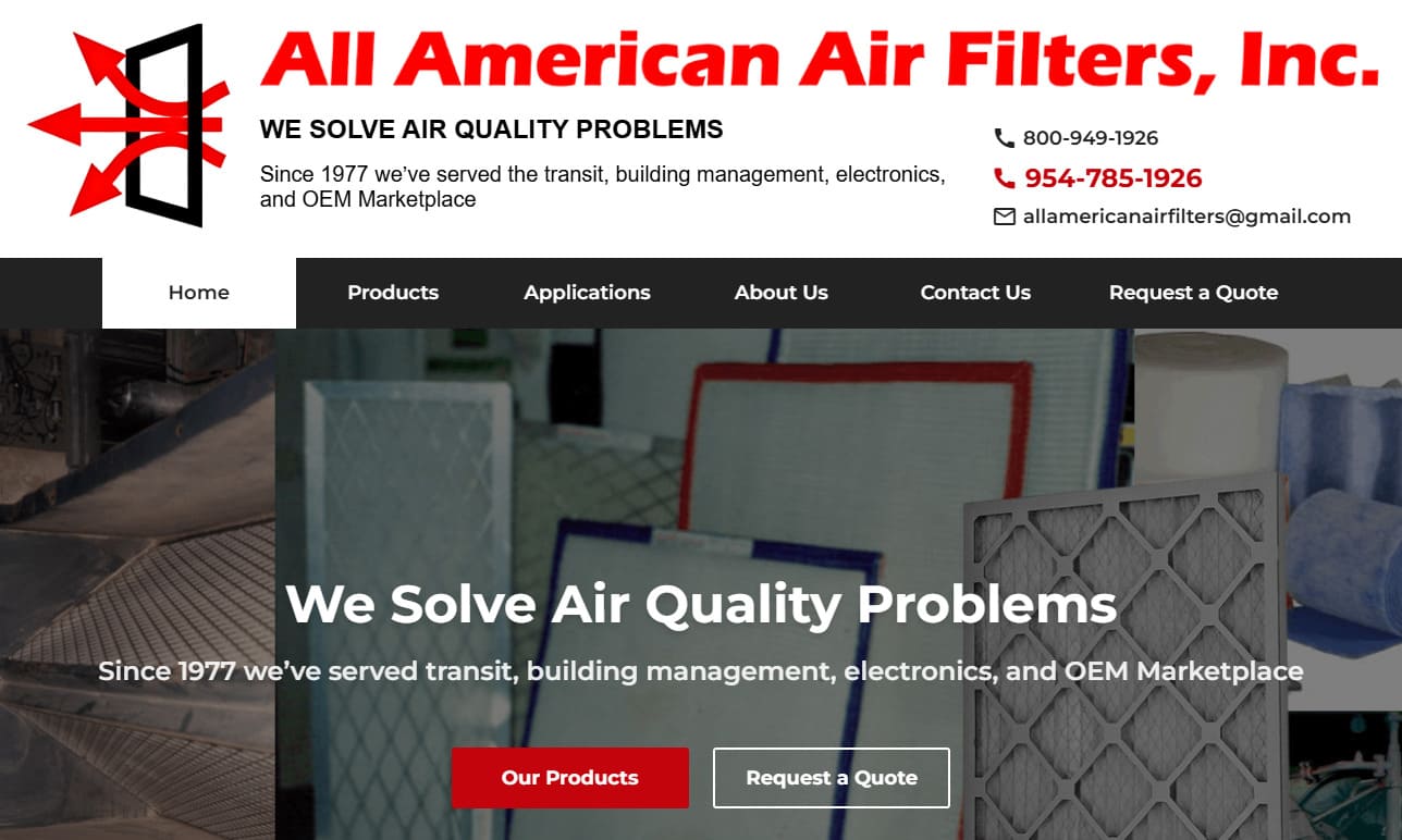 All American Air Filters All American Air Filters